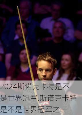 斯诺克卡特是不是世界冠军,斯诺克卡特是不是世界冠军之一