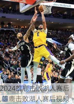 雄鹿击败湖人赛后,雄鹿击败湖人赛后视频