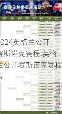 英格兰公开赛斯诺克赛程,英格兰公开赛斯诺克赛程表