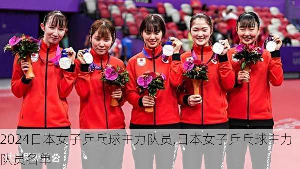 日本女子乒乓球主力队员,日本女子乒乓球主力队员名单