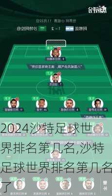 沙特足球世界排名第几名,沙特足球世界排名第几名了