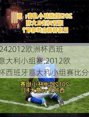 2012欧洲杯西班牙意大利小组赛,2012欧洲杯西班牙意大利小组赛比分