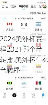 美洲杯赛程2021哪个台转播,美洲杯什么台转播