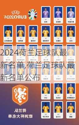 荷兰足球队最新名单,荷兰足球队最新名单公布