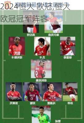 恒大 欧冠,恒大欧冠冠军阵容