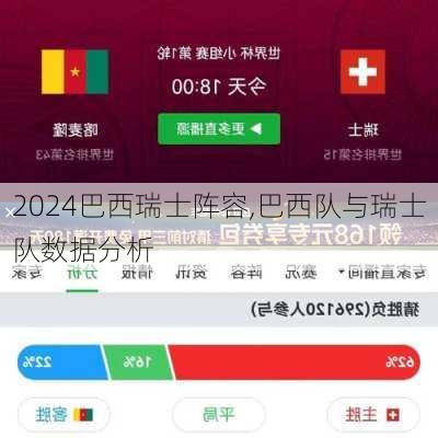 巴西瑞士阵容,巴西队与瑞士队数据分析