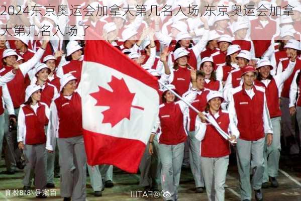 东京奥运会加拿大第几名入场,东京奥运会加拿大第几名入场了
