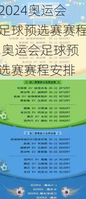 奥运会足球预选赛赛程,奥运会足球预选赛赛程安排