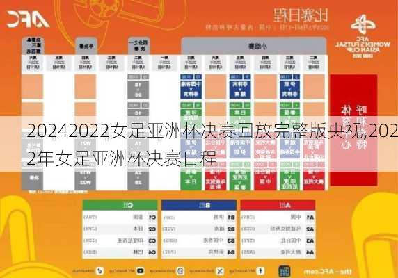 2022女足亚洲杯决赛回放完整版央视,2022年女足亚洲杯决赛日程