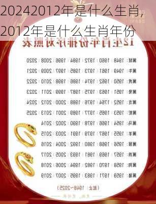 2012年是什么生肖,2012年是什么生肖年份