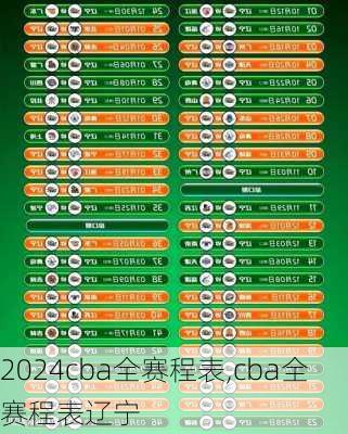 cba全赛程表,cba全赛程表辽宁